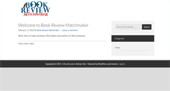 Desktop Screenshot of bookreviewmatchmaker.com