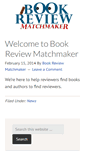 Mobile Screenshot of bookreviewmatchmaker.com